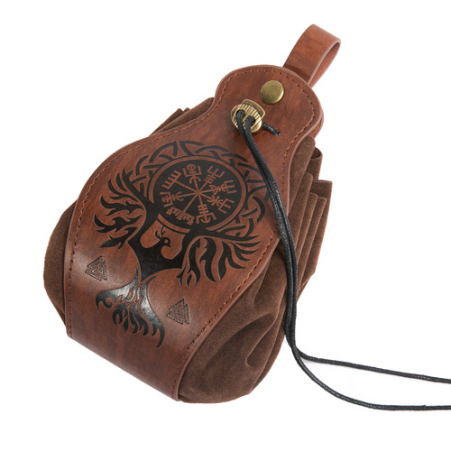 Cross-border multi-platform best-selling Viking style medieval pouch with belt coin purse and retro waist bag