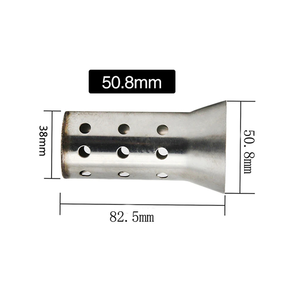Motorcycle Exhaust Pipe Tail Section Silencer Large Displacement Sports Car Modified 51mm Honeycomb Low-Pitched Silencer Plug Silent Plug