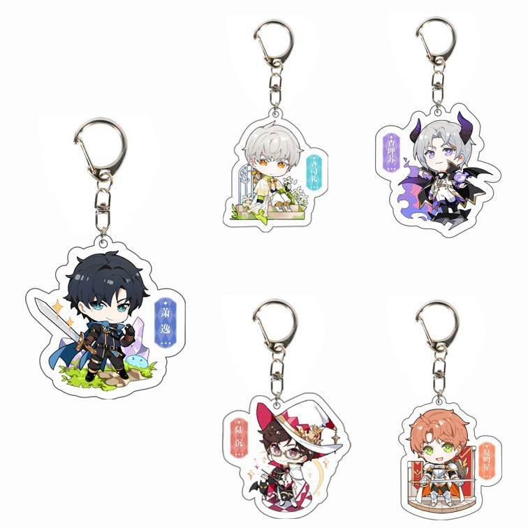 [Double layer] peripheral acrylic keychain