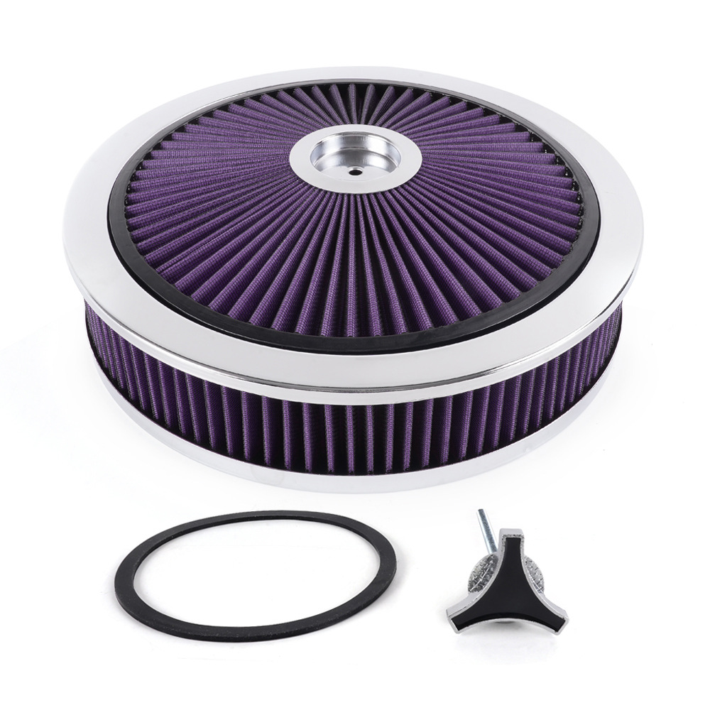 Cross-border car modification parts air filter 14x 3 round large flow air filter YX003-70-115