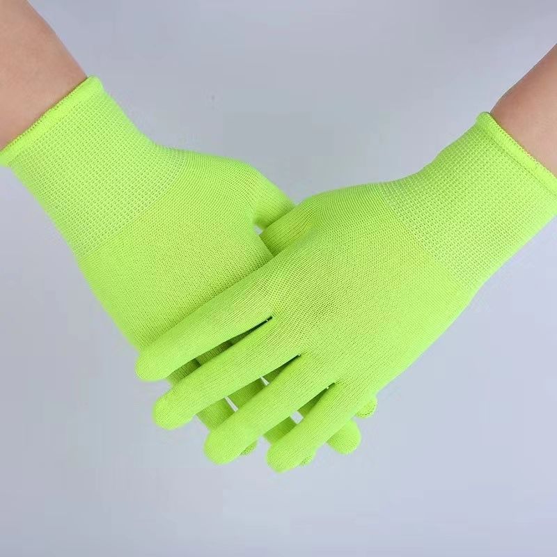 제조업체는 형광 녹색 장갑 핵심 무대 파티 빛나는 장갑 바 노래방 분위기 소품 장갑을 생산합니다.