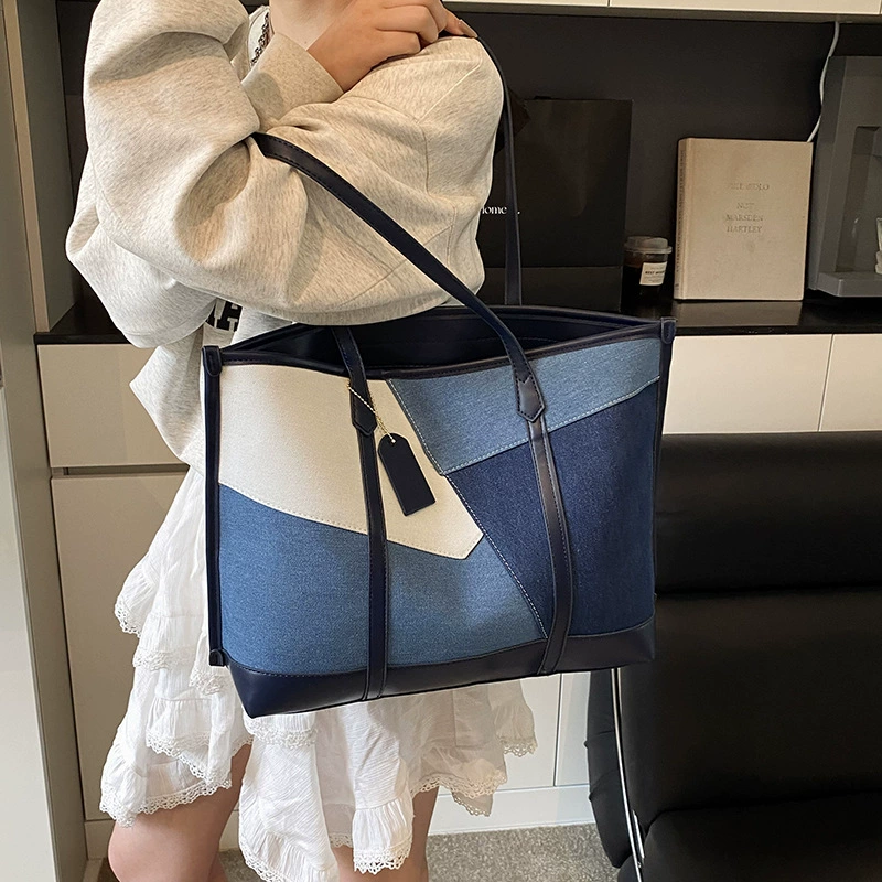 Retro shoulder bag for leisure, underarm bag, Korean style, high-end