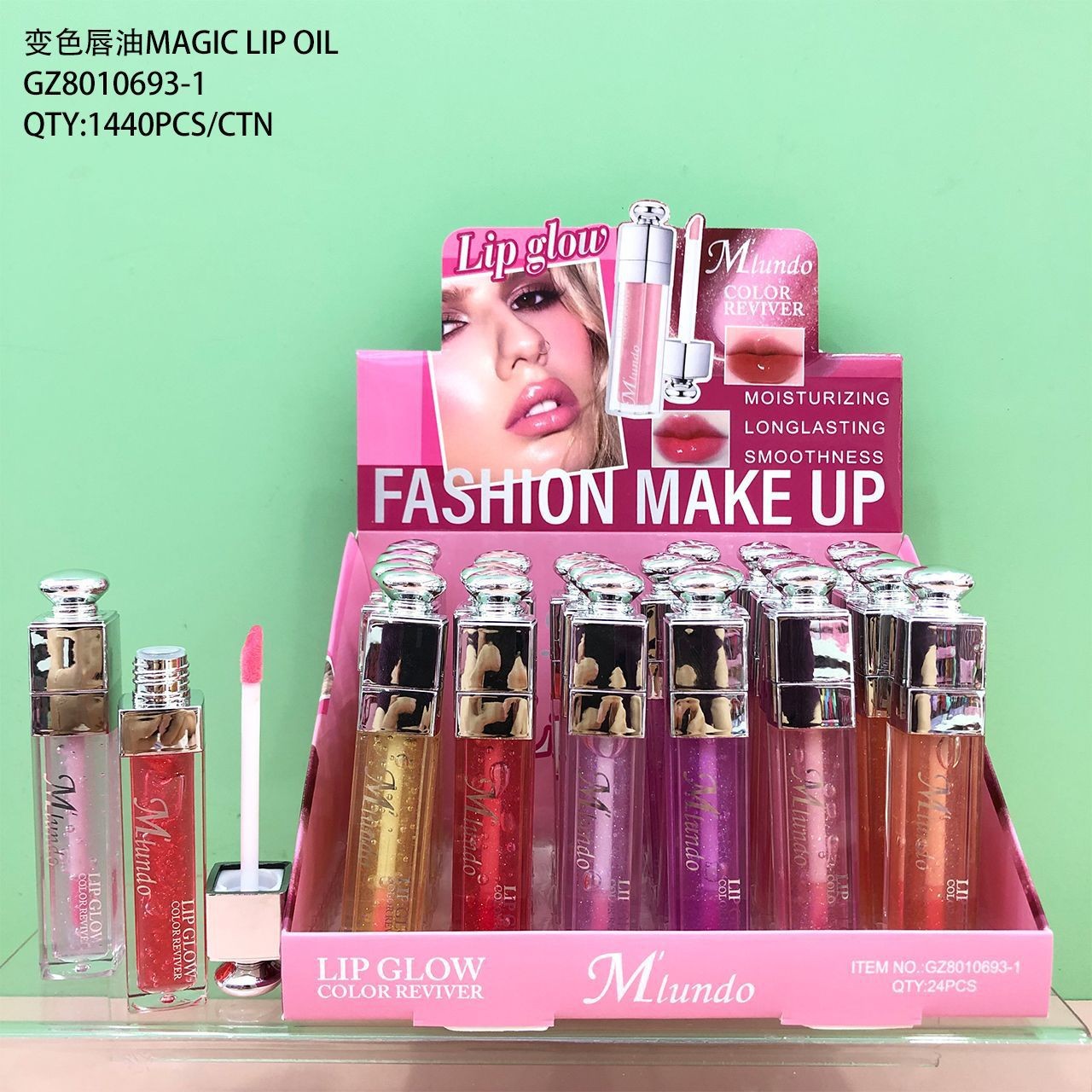 Transfronterizos MLUNDO esquinilla de color lipstick lip oil hidratación agua brillante lipstick maquillaje al por mayor