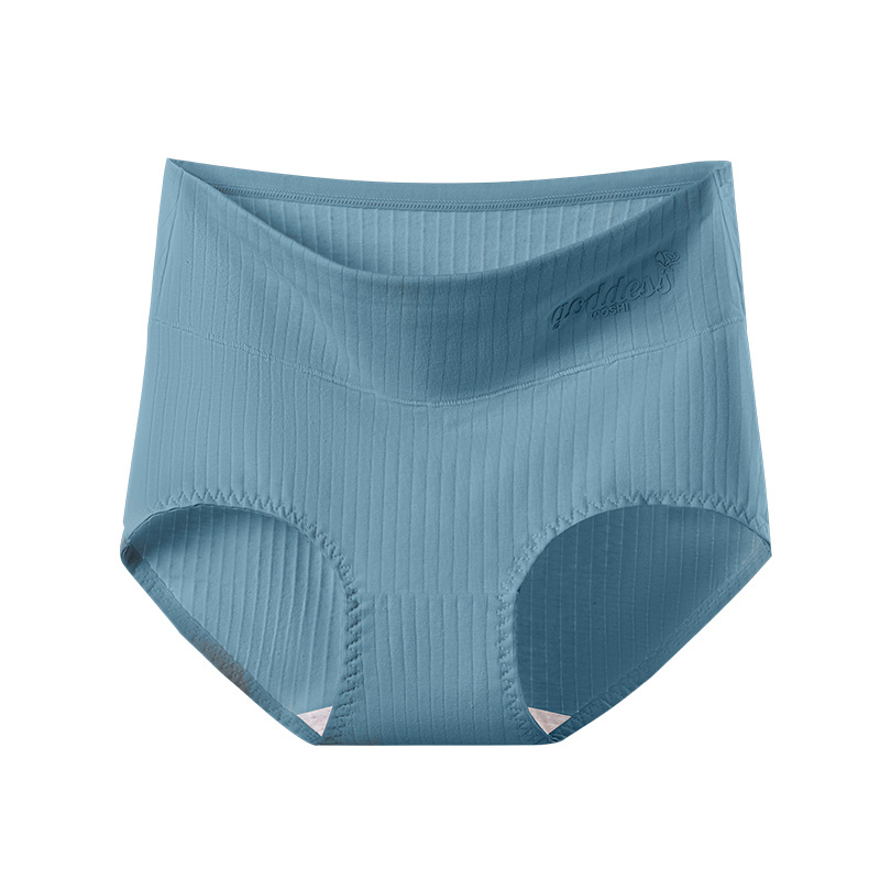 Ropa interior para mujer, algodón puro para mujer, entrepierna antibacteriana, sin costuras, cintura alta, abdomen fuerte, pantalones cortos de algodón de gran tamaño, refrescante