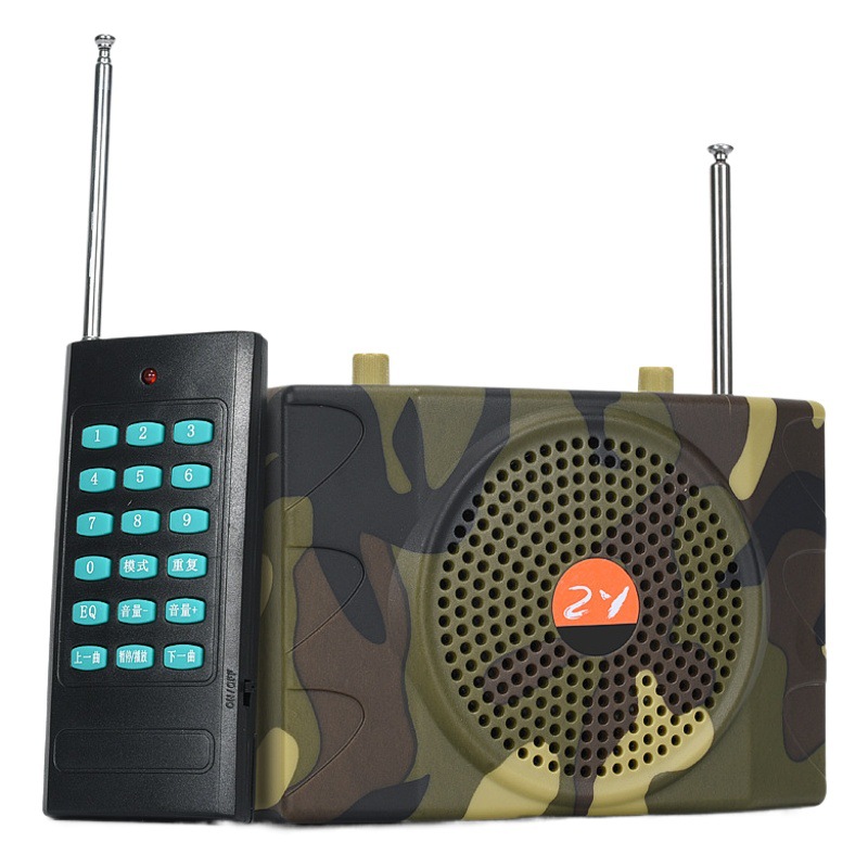 Cross-Border Camouflage Loudspeaker Outdoor Little Bee 898 Wireless Teaching Amplifier Long-Distance Remote Control Sound Amplification