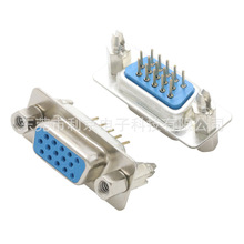 �F؛HDP15Pĸ��180��ֱ��ʽ���VGA���ź������DB 15Pĸ�^�T�~��