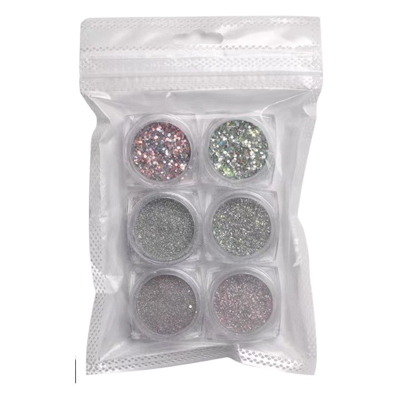 Transfronteriza Internet celebridad flash reflexivo polvo micro diamante brillante flash reflectante disco salto polvo alto brillo SPAR clavo flash polvo