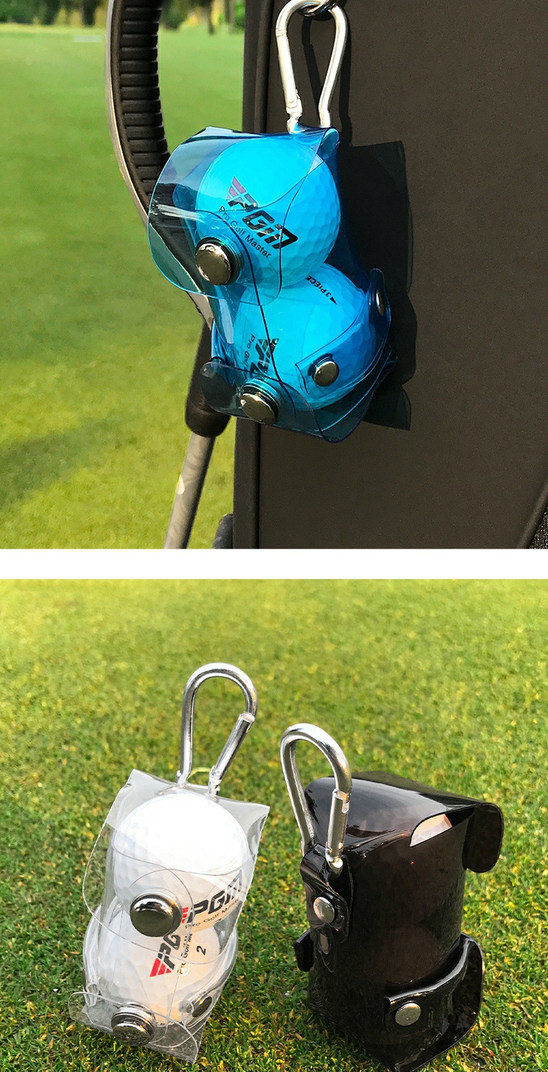 Túi đeo hông golf PGM kẹp bóng từ tính nhỏ gọn 8.5x4.5x4 cm — QJ007-Giao Hưởng, QJ007-Trong suốt, QJ007-màu đen, QJ007-màu vàng chi tiết 7