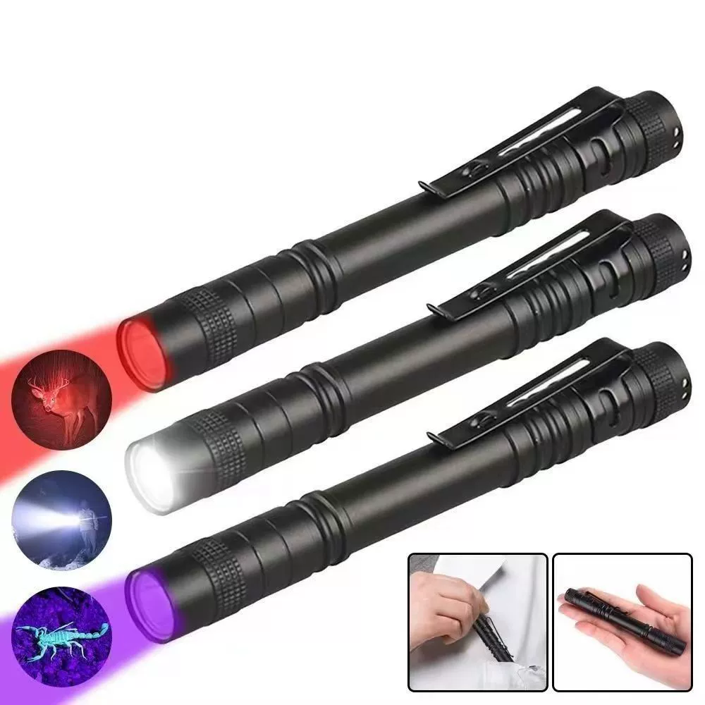 Портативный светодиодный фонарик для путешествий, миниатюрный, мощный, карманный, для дома, на батарейках АА