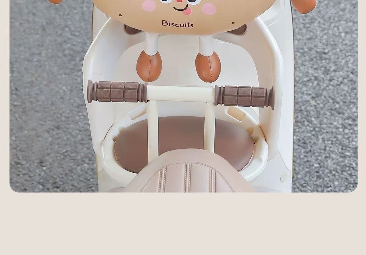 Electric Vehicle Child Front Seat Anti-Collision Pad Cartoon Cute Waterproof Thickened Head Protection Universal Model