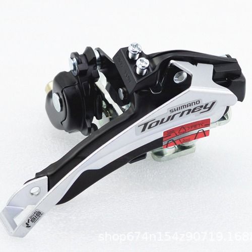 Productos genuinos FD-TY500 frontal dial mountain bike 7/8 velocidad desviador delantero 21/24 desviador TX50