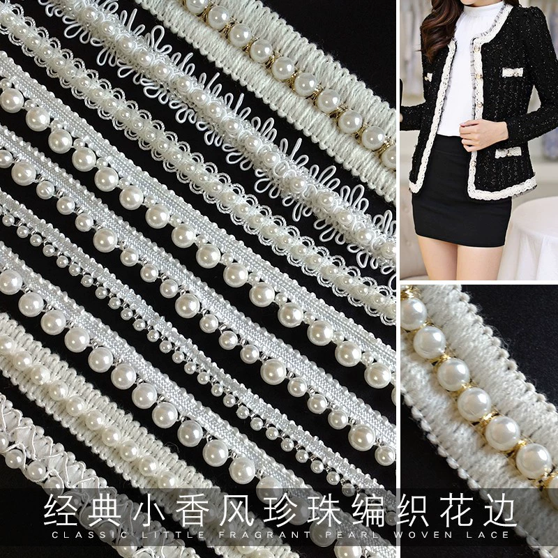 Черная и белая ткань, кружевное платье, стиль Chanel