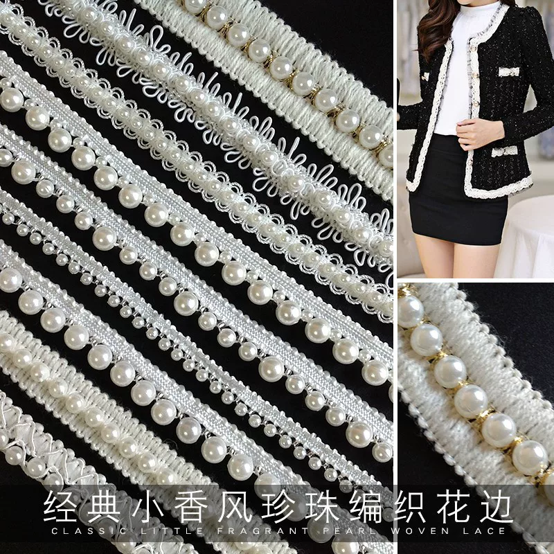 Черная и белая ткань, кружевное платье, стиль Chanel
