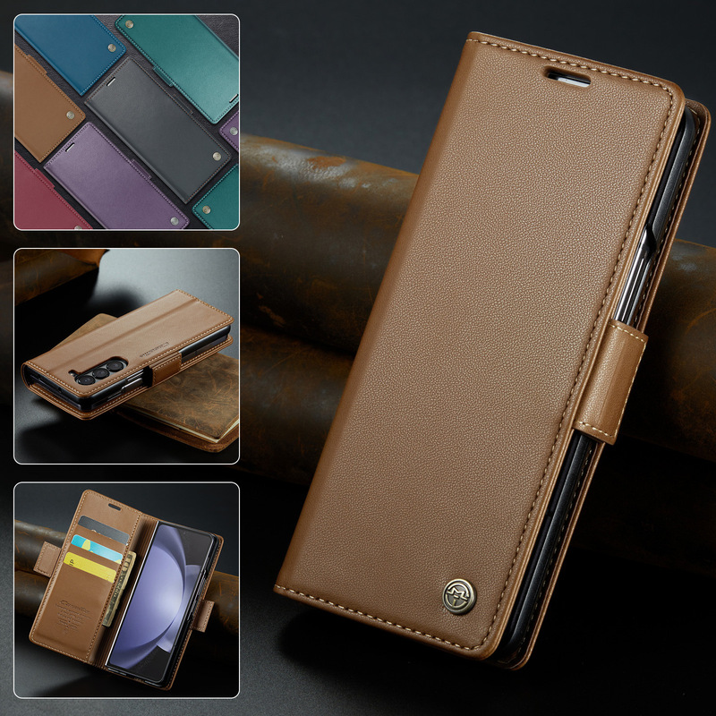 Suitable for Samsung Zfold7 Mobile Phone Case Galaxy Zfold6 Flip Leather Case Zfold5 Bracket Model Z Flip6 Suitable for Samsung Zfold7 Mobile Phone Case Galaxy Zfold6 Flip Leather Case Zfold5 Bracket Model Z Flip6
