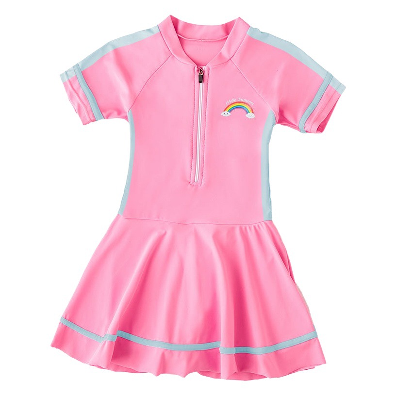 Traje de baño para niños de verano para niñas Princesa bebé de una pieza de protección solar traje de baño profesional medio y grande para niños niñas 2022 Nuevo