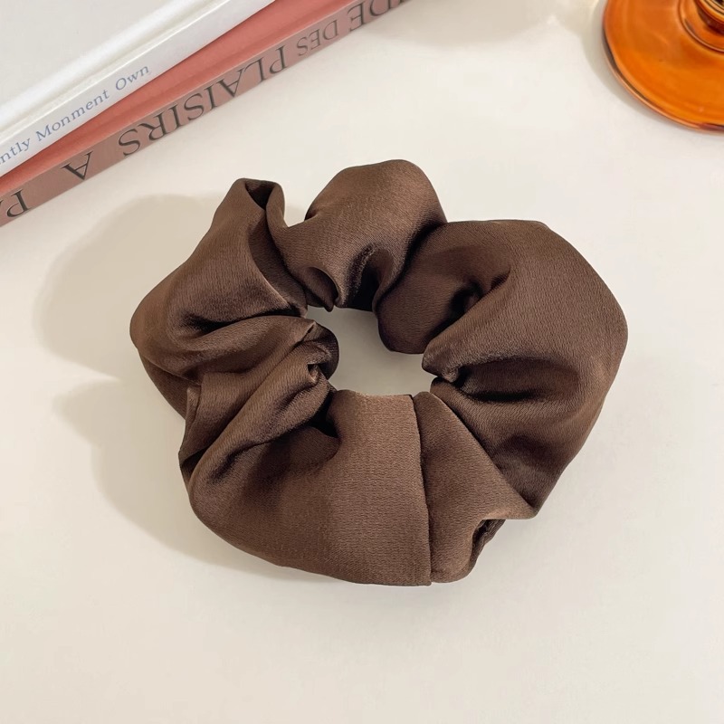 BM francés anillo de intestino grueso anillo de pelo de intestino grueso retro simple cuerda de pelo de tela de todo fósforo cuerda de pelo de salchicha grasa Internet celebridad accesorios para el cabello al por mayor