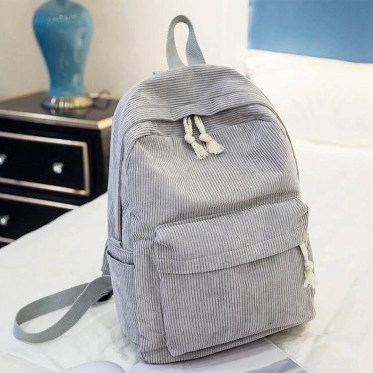 Школьный рюкзак корейский Harajuku Ulzzang, абрикос (слоновая кость), лёгкий 0,3 кг