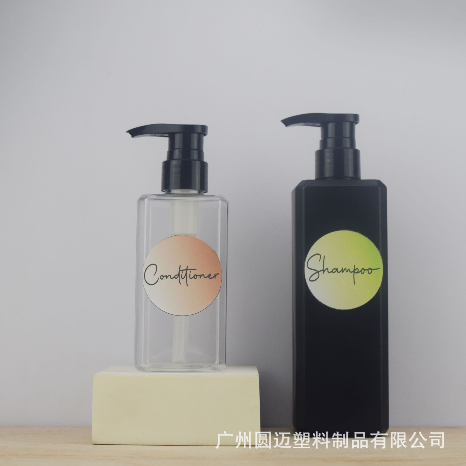 批发300ml/500ml祖玛珑四方形洗发水沐浴露护发素罐装瓶