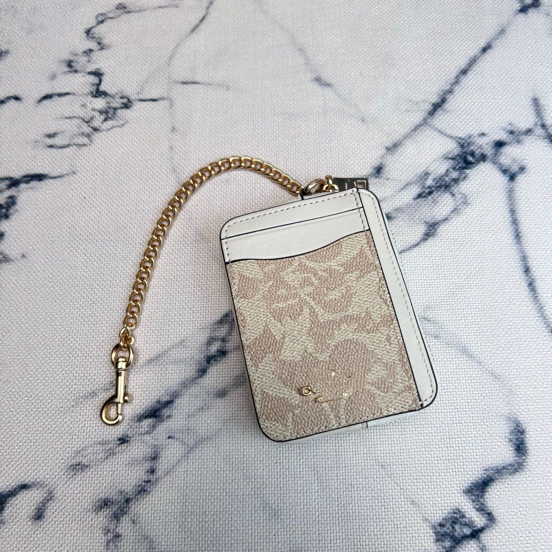 C nuevo bolso de tarjetas de cadena bolso multifuncional bolso de cambio de flores viejas bolsas de mano multipatrón bolso de dama retro europeo y americano