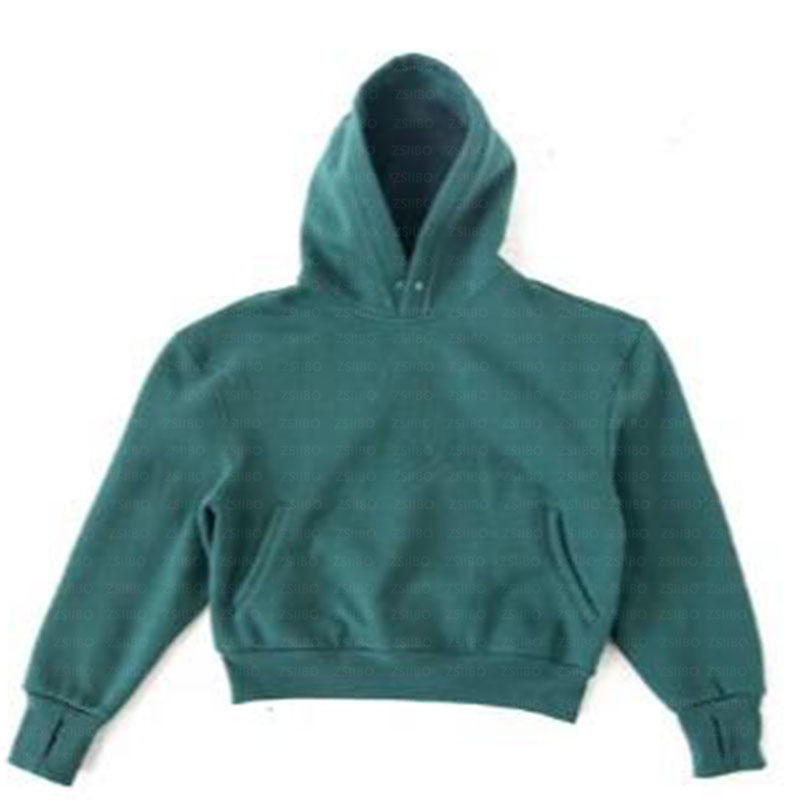 Nouveau pull tendance minimaliste de couleur unie avec un style décontracté à la mode et un sweat à capuche à col rond_voghion.com