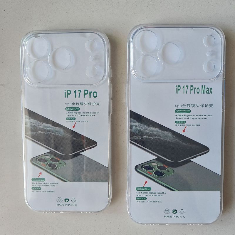 1.5mm四角エアバッグ落下防止TPUスマホケース iPhone 17PRO/17対応 精密穴あき保護カバー|undefined