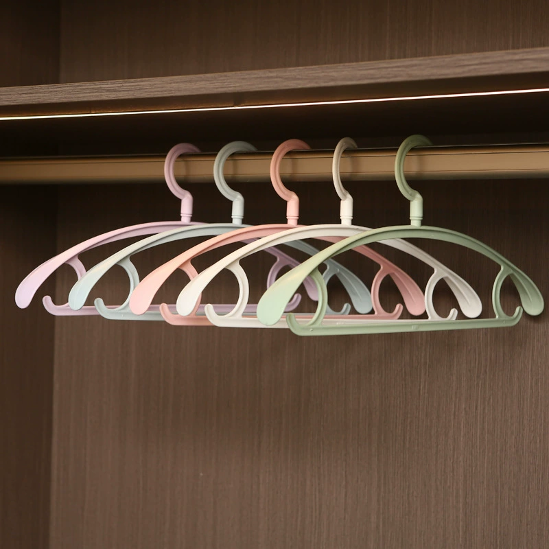 Широкая Нескользящая вешалка для одежды утолщенная вращающаяся вешалка для одежды пластиковая бесшовная вешалка для одежды Бытовая вешалка для одежды