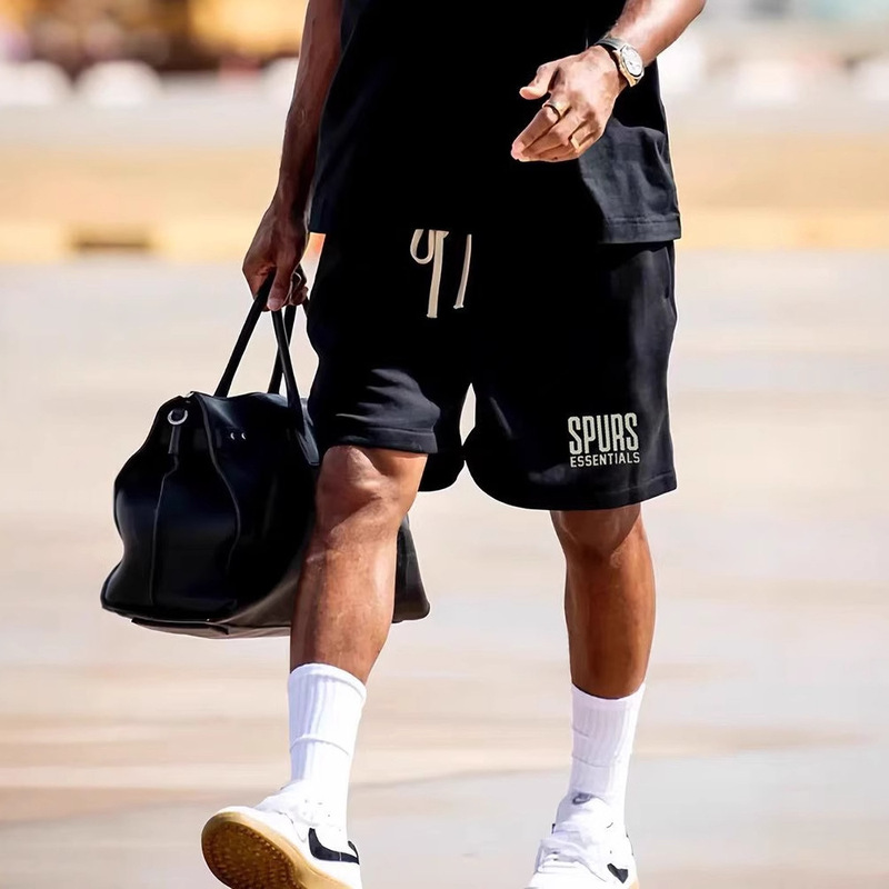 New Summer Essentials American Niche High Street Fashion Brand Loose Team Shorts for Men and Women