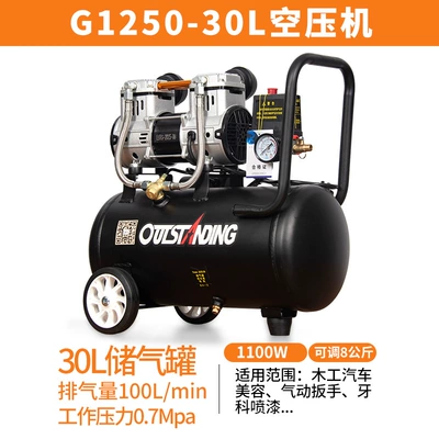 black woodworking air pump spray | Hava kompressorları - g1250-30l