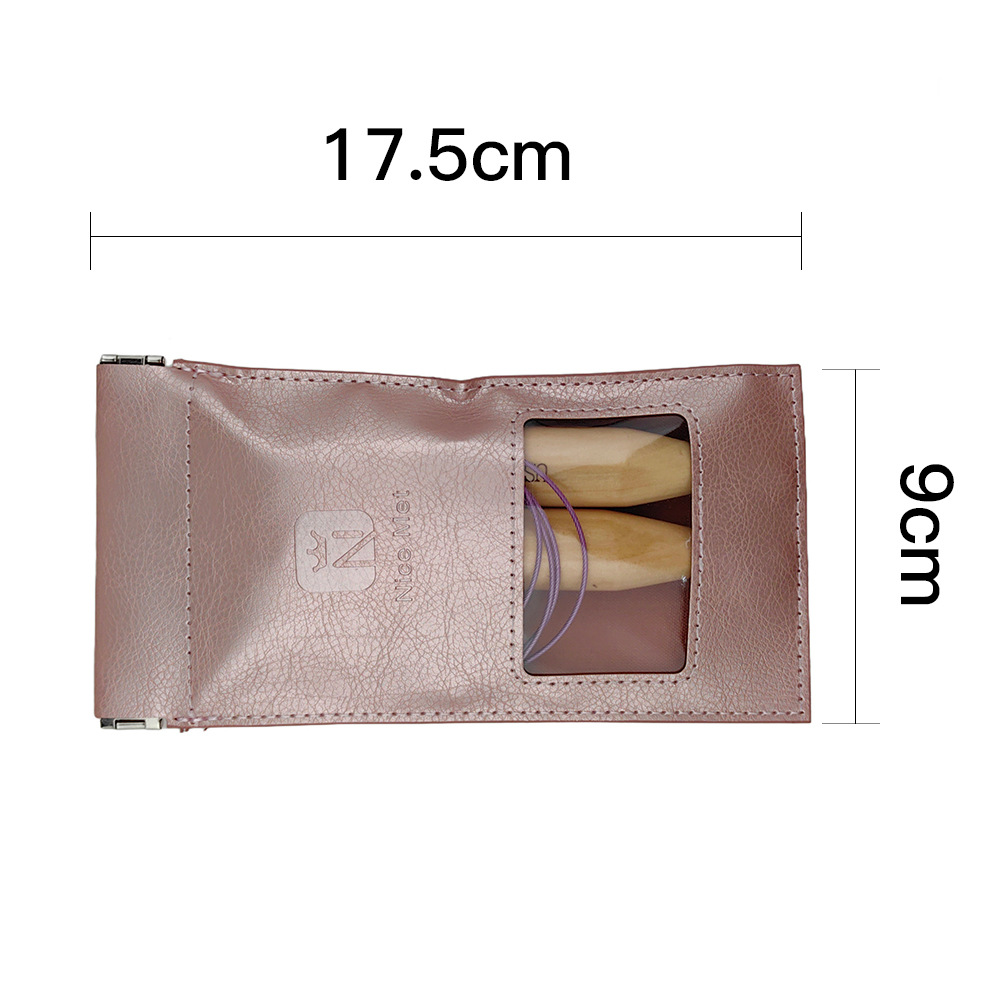 Herramientas de crochet transfronterizas aguja de madera gruesa aguja de suéter gruesa 15mm18mm20mm25mm selección de radio