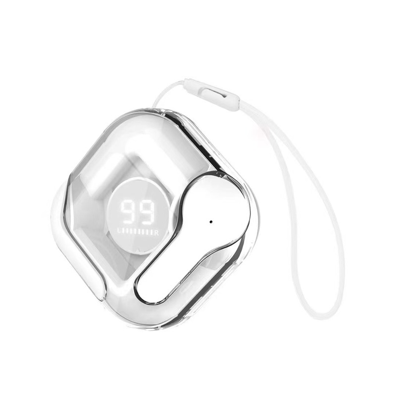 国境を越えた人気の Bluetooth ワイヤレス ヘッドセット TWS Bluetooth ヘッドセット ノイズ キャンセリング ヘッドセット 透明 air37 スポーツ ヘッドセット|undefined