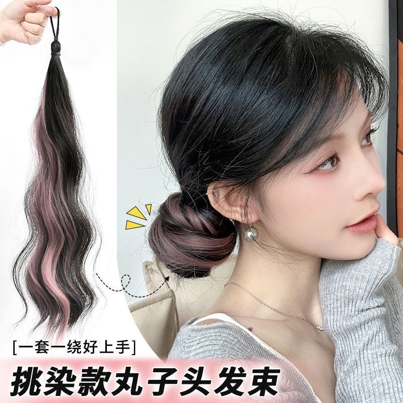 Perucas de cabello de mujer envuelta cabello de caballo de cabello