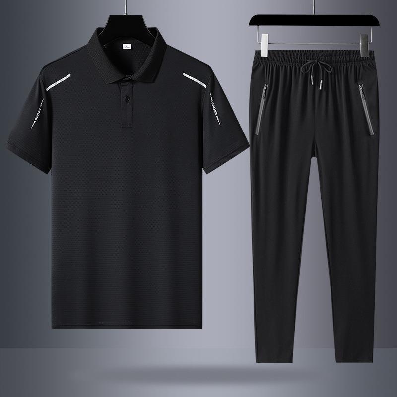 Negro (manga corta + pantalones largos)