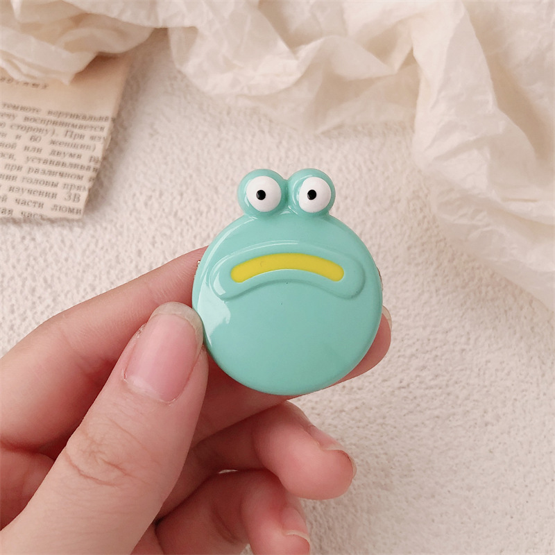 Clip de germinación fea boca de salchicha caricatura extraña muñeca fea niña adorable ins clip de pelo frisa clip de borde roto adornamiento para el pelo