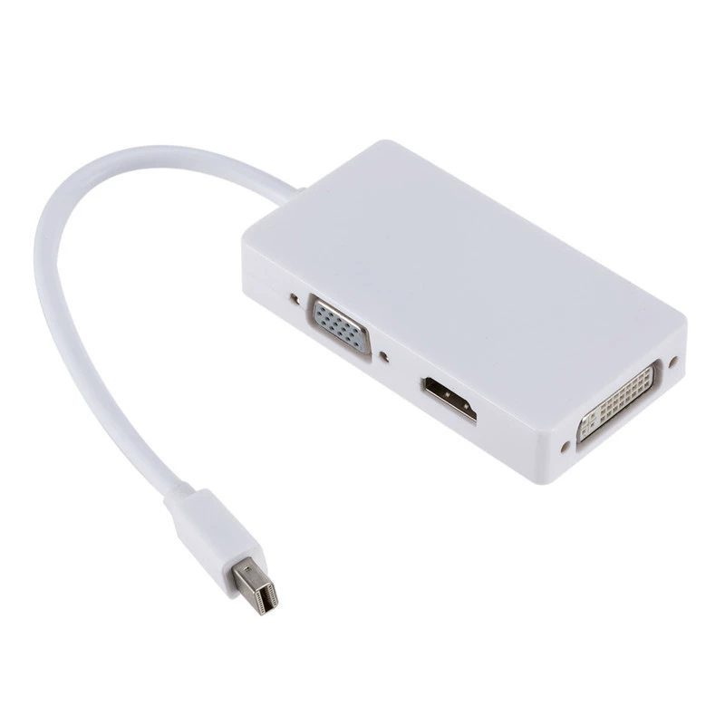 Поставщики производителей мини DP DisplayPort к VGA+HDTV+DVI кабель переходник для MacBook