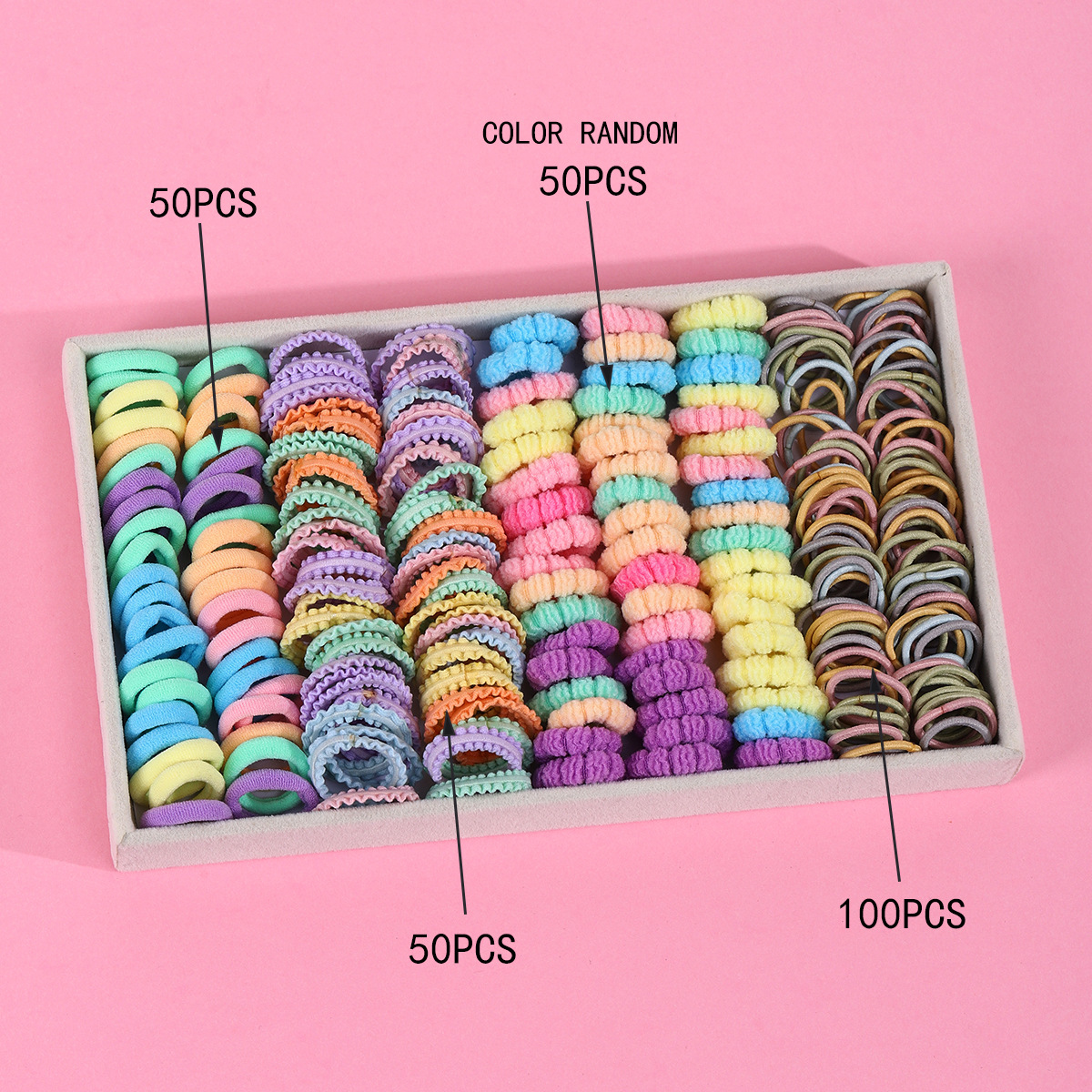 Joyas infantiles nuevas tarjetas de cabello princesa cabello cuerda de cabello bebé caja de regalo para niñas clip de borde coreano conjunto de joyería para el cabello