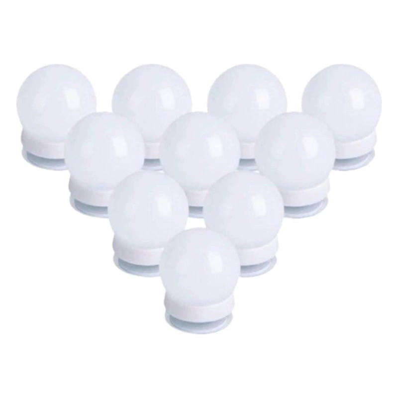 Трансграничная зеркальная фара светодиодная лампа для макияжа вращающаяся линия затемнения тонирующее зеркало для макияжа заполняющий свет туалетный столик 10 ламп