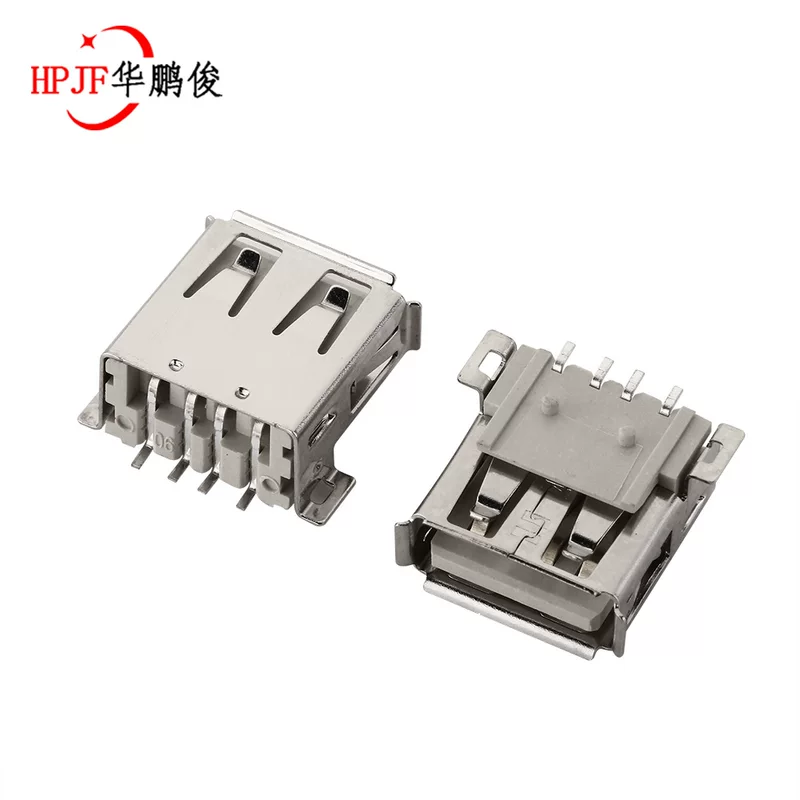 USB паста AF SMT с завитым LCP клеевым сердечником полные подушечки USB разъем USB материнская плата место 180 градусов