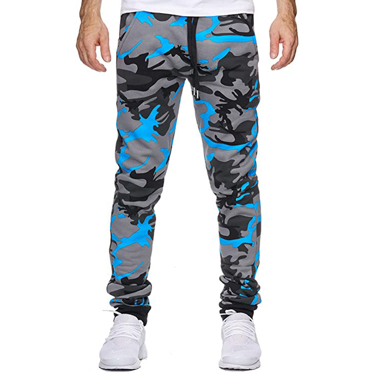 Cross Mirror Nuovo Autunno Inverno Vendita calda Uomo Casual Camouflage Vita media Alta elasticità Stampato Tessuto elasticizzato Spot Sport Pantaloni da jogging_voghion.com