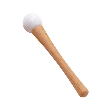 너도밤 나무 손잡이 세라믹 비드 아이 크림 스틱