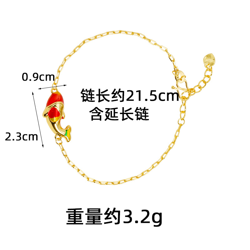 Nueva pulsera de oro de arena vietnamita goteo de aceite año tras año más de Koi joyas de mano para mujeres lujosas joyas de diseño de larga duración