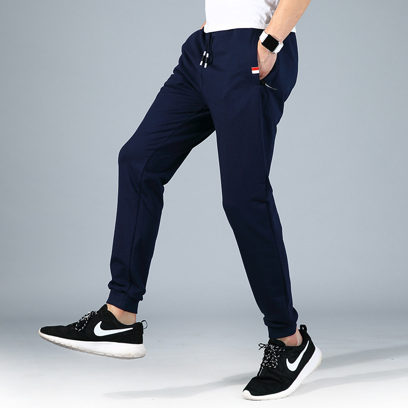 Pantalones Casuales Harem Nueve Cuartos de Algodón para Hombre image 2