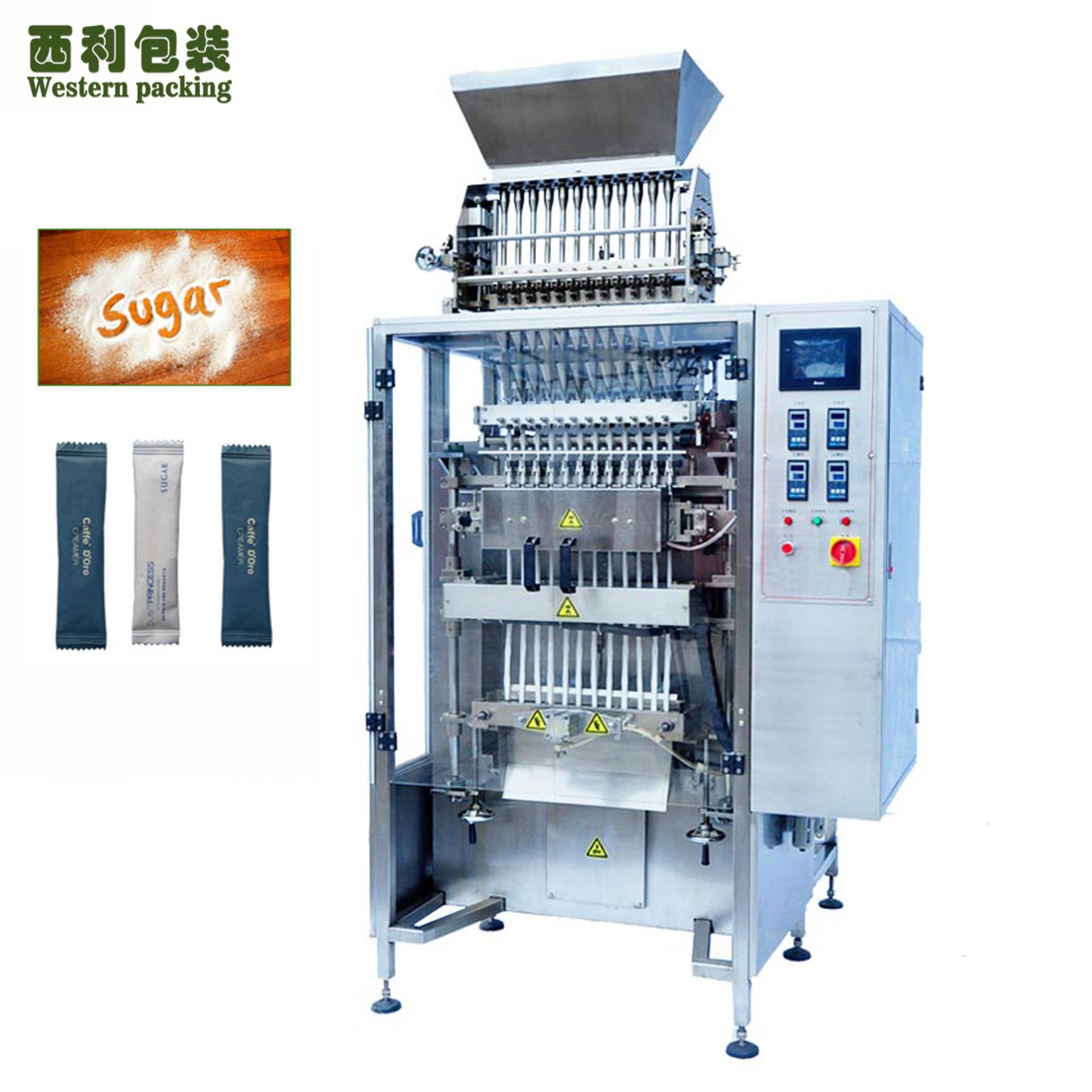 颗粒包装机立式多列咖啡条粉末食品包装机板蓝根颗粒分装机厂家