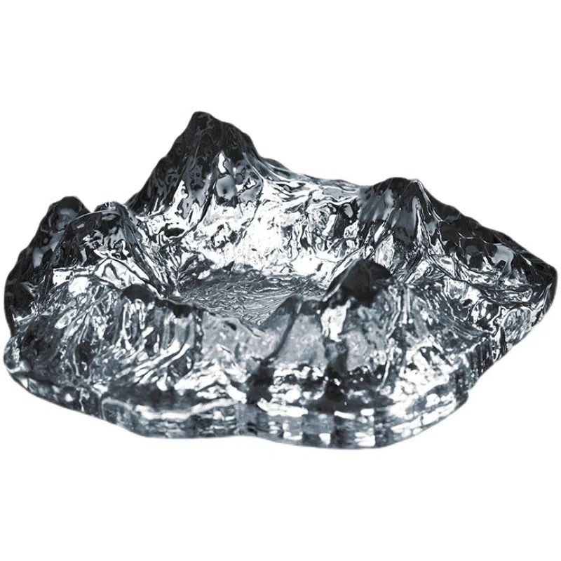 Cenicero de personalidad creativa oficina bar hotel glaciar cenicero de estilo japonés Fuji montaña oficina hogar