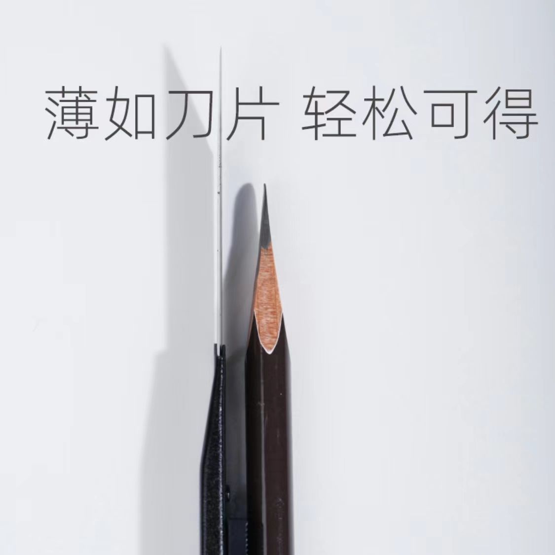 FUENTE Fábrica al por mayor hengsi nuevo lápiz de cejas sacapuntas lápiz de cejas cuchillo de corte cuchillo pico de pato lápiz de cejas sacapuntas