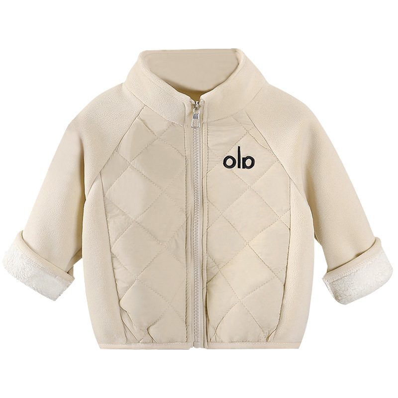 Invierno nuevo chaqueta con cremallera caliente para niños chaqueta de algodón para niñas ropa infantil al por mayor