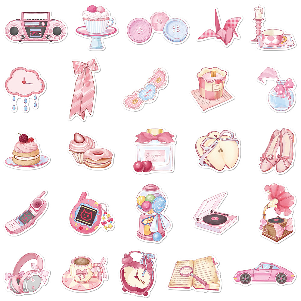 35g Weight Stickers Stationery Type 1 Set Quantity School, Graduation Occasion PVC self-adhesive Material Animal, Cartoon Pattern Cute Style 1 Set Animal Cartoon School Graduation PVC Self-adhesive Cute Stickers 2