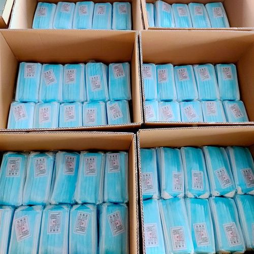 Single-use Civil Tri-layer Non-woven Thickened Protective Dustproof Breathable 50 Bags Pack