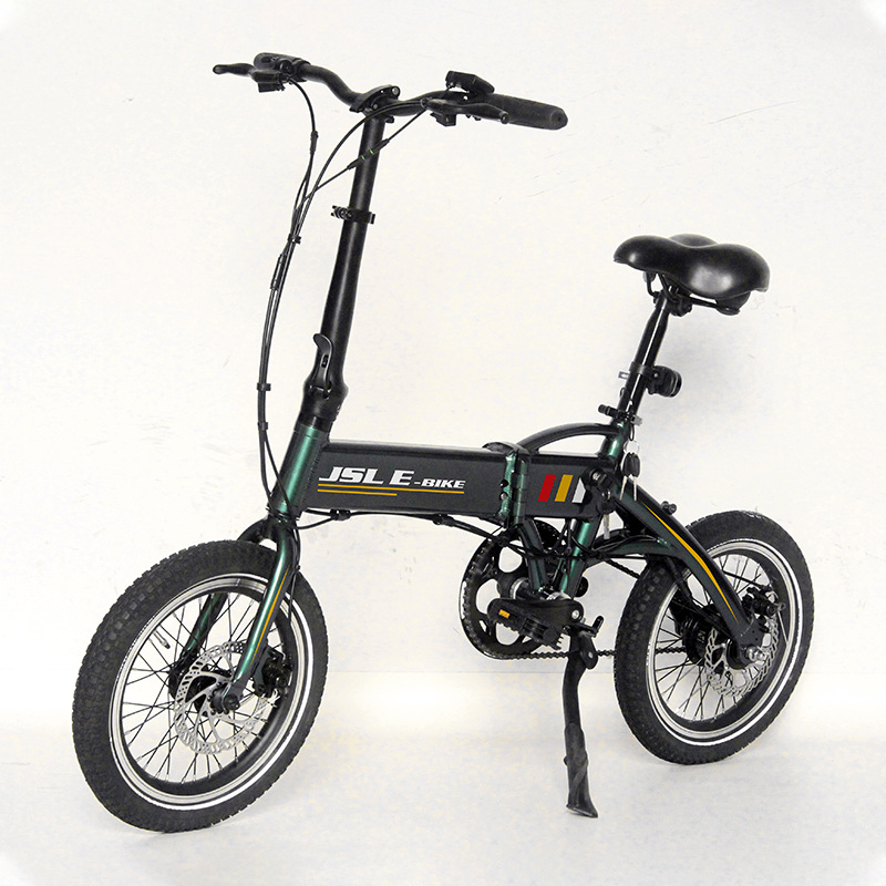 (Export Only) Aluminum Alloy Folding Frame City Commuter Lightweight 16inch Electric Bicycle