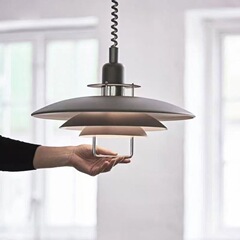 デンマークprimusデザイナーのレストランランプ北欧バーの電気スタンドは、伸縮可能なph ufoシャンデリアを引っ張ることができます。