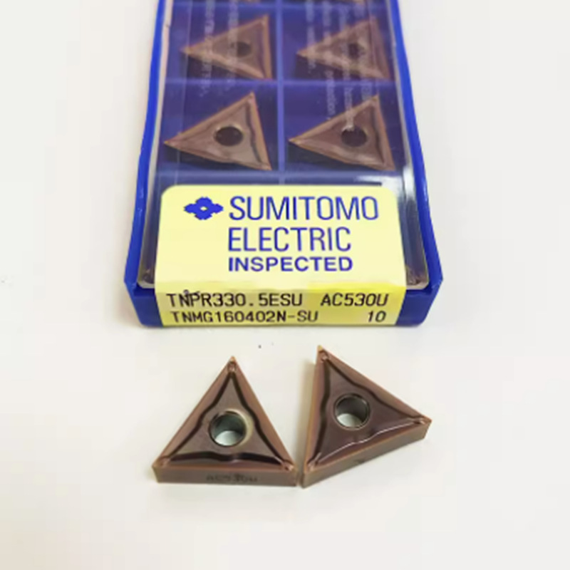 日本住友三角型不锈钢专用车刀片TNMG160402/04/08N-SU AC520U